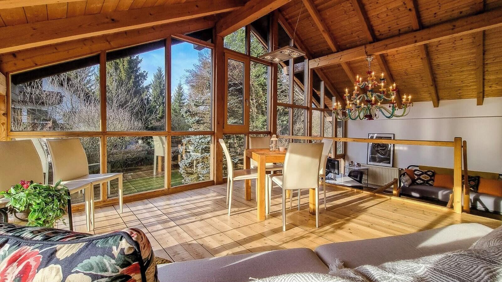 Fernseher, Kamin