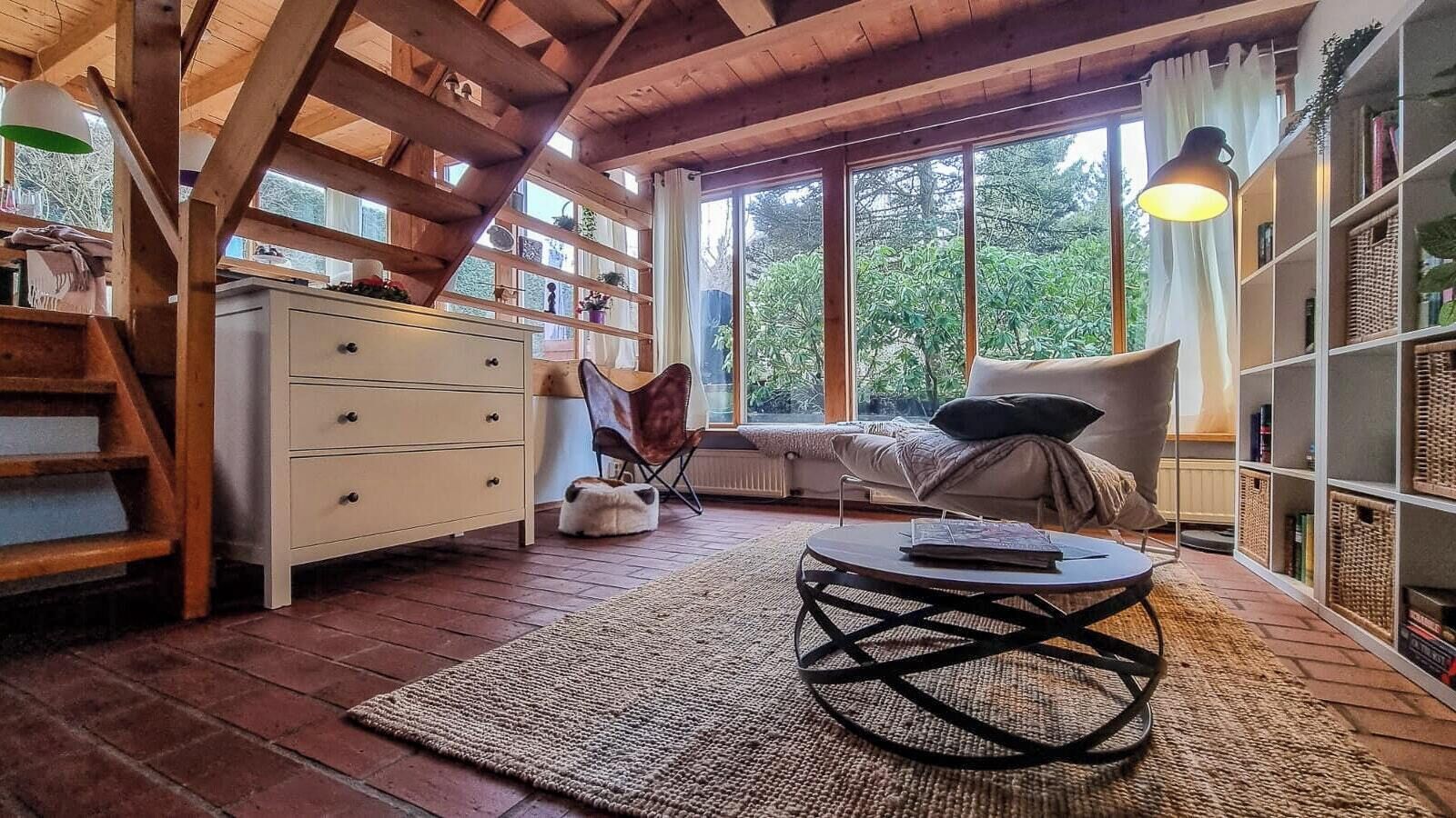 Fernseher, Kamin