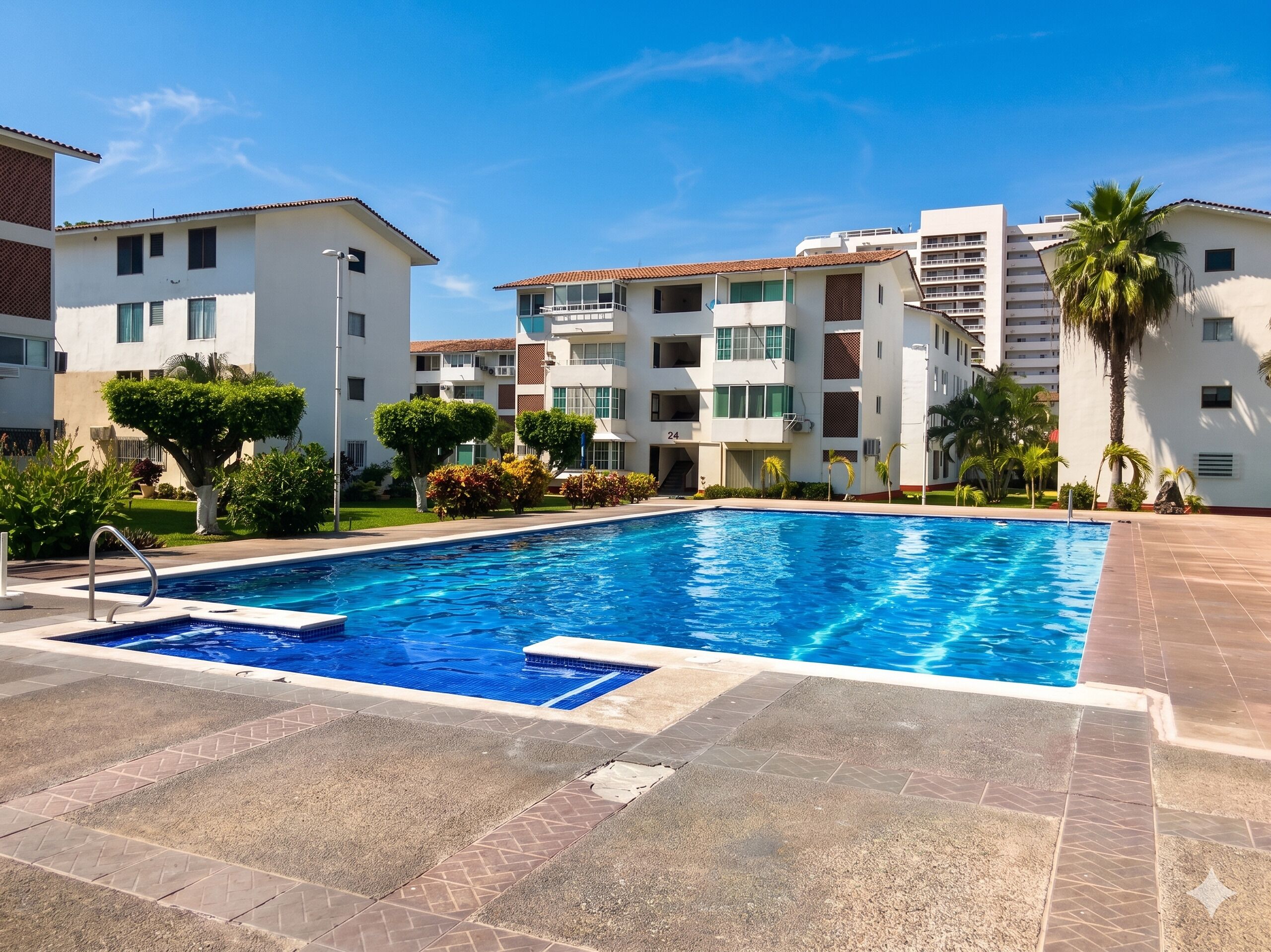 2 outdoor pools