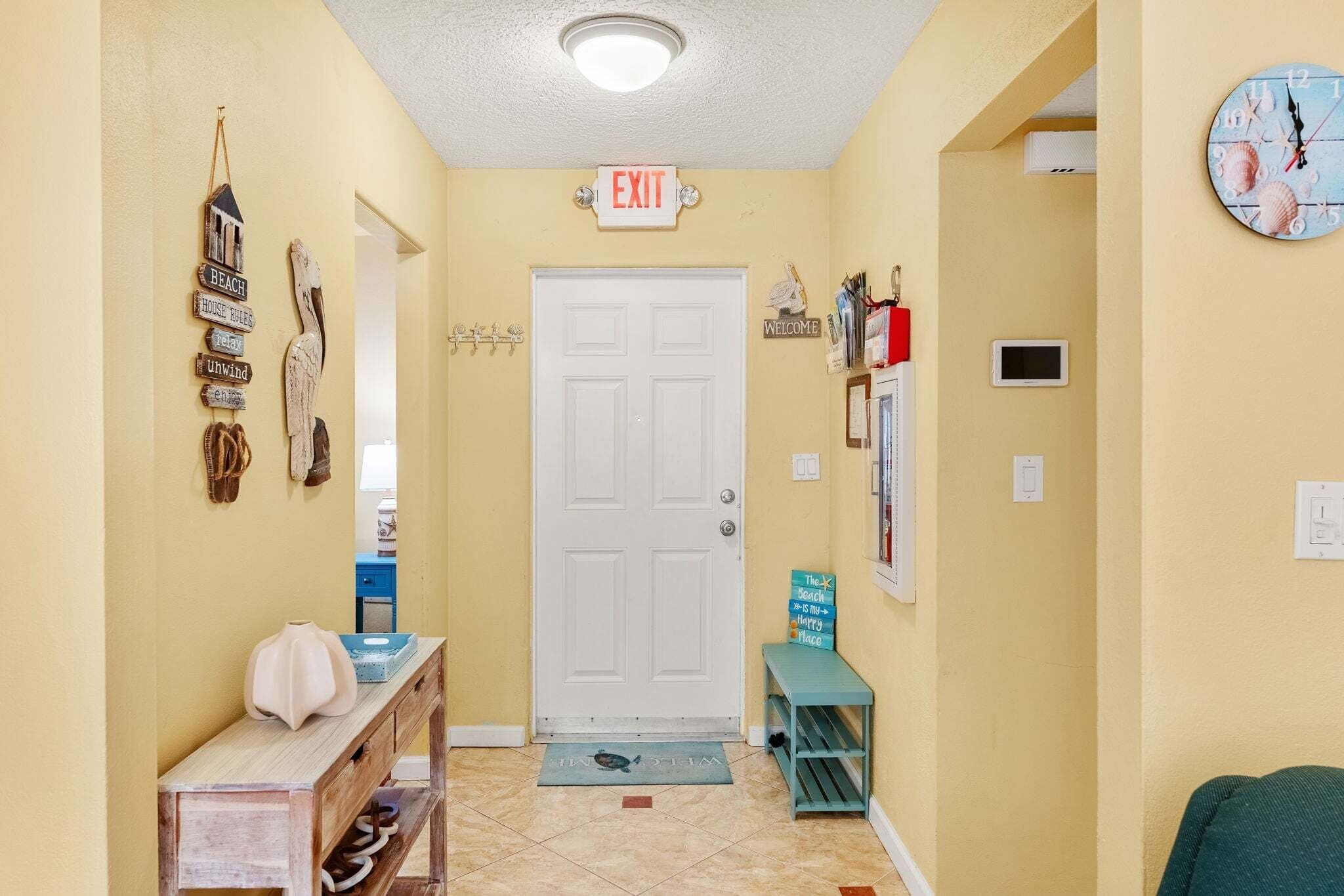 Interior entrance