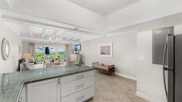 Villa (3 Bedrooms) | Private kitchen | Fridge, microwave, oven, stovetop