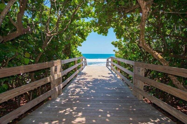 Beach nearby, white sand