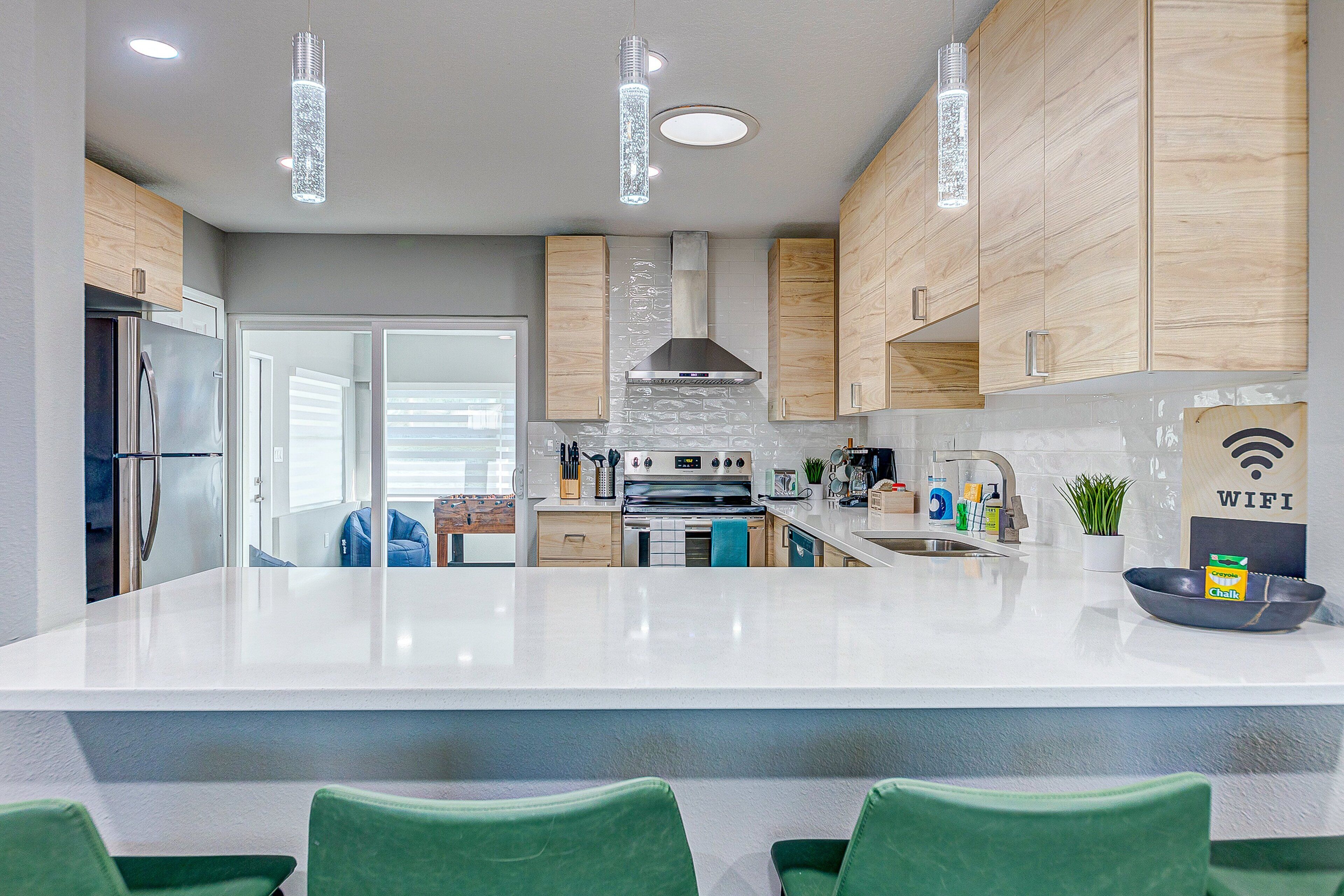 House (3 Bedrooms) | Private kitchen | Fridge, microwave, oven, stovetop