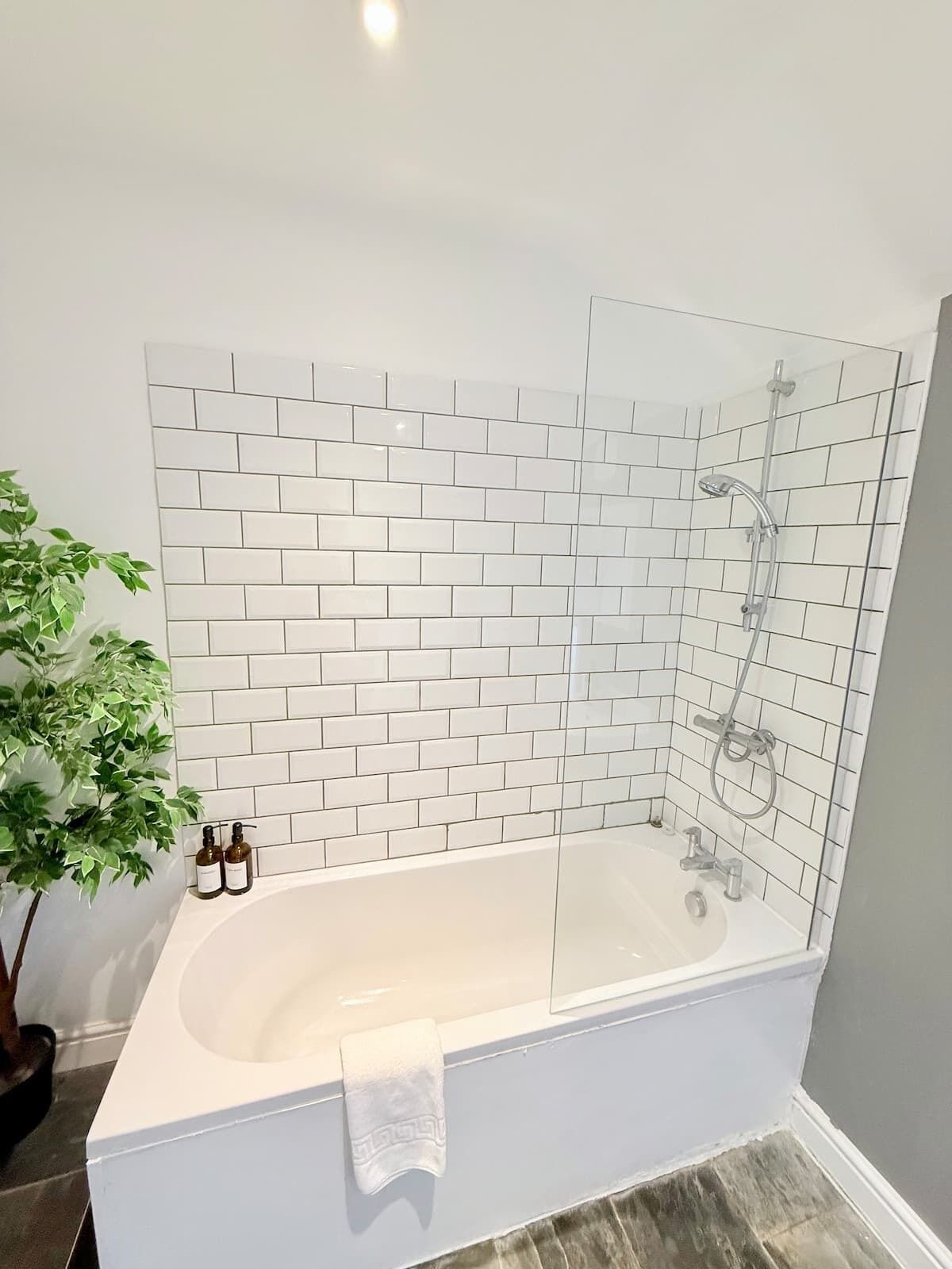 Een douche, een haardroger