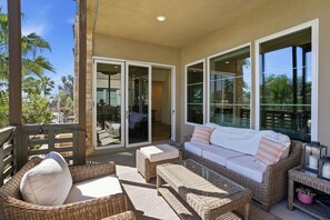 Terrace/patio - Beach Condo at Doheny Beach in Dana Point! (Dana Point)