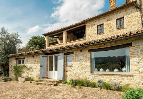 Historical panoramic villa with pool, Umbria