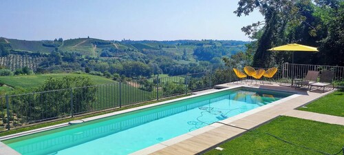 Loft with pool in the Monferrato hills