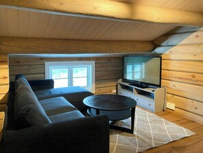 Fernseher, Kamin