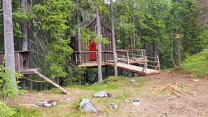 Exterior - Unique treetop cabin in forest, Lårdal (Høydalsmo)