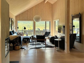 Fernseher, Kamin