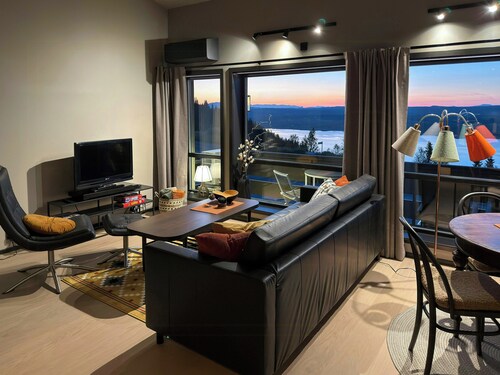 Modern flat with fjord view on Golsfjellet