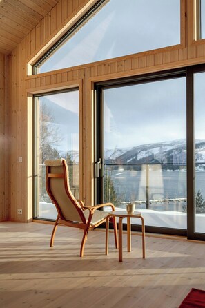 Interior - Designer cabin by Lake Nisser with view and sauna (Treungen)