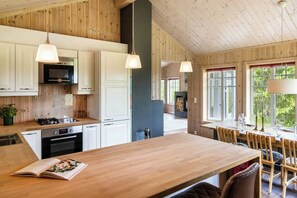 Microwave, oven, dishwasher, coffee/tea maker