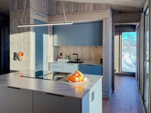 Coffee/tea maker, oven, dishwasher - Modern cabin by the ski trails at Fagerhøy (Sør-fron)