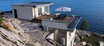 Holiday home with pier and rooftop by Kragerø