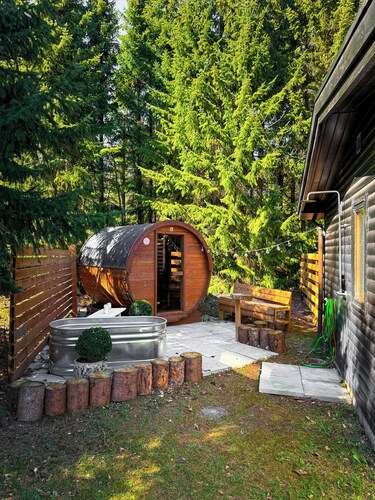 70s summer house with sauna and cold plunge
