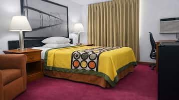 Single Room, 1 Queen Bed, Non Smoking, Microwave | Desk, laptop workspace, free WiFi, bed sheets