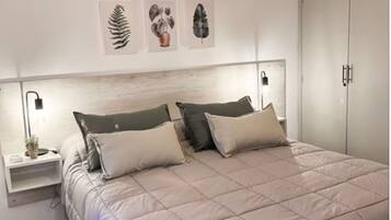 2 bedrooms, iron/ironing board, travel crib, free WiFi