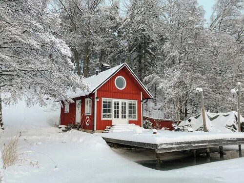 Schärenhäuschen mit Sauna