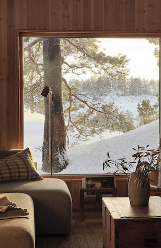 Premium cabin by Reinsvatn with scenic views