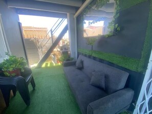 Huone, 1 makuuhuone, parveke | Oleskelualue