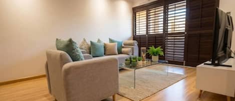 Departamento, 2 habitaciones, para fumadores, balcón | Sala de estar