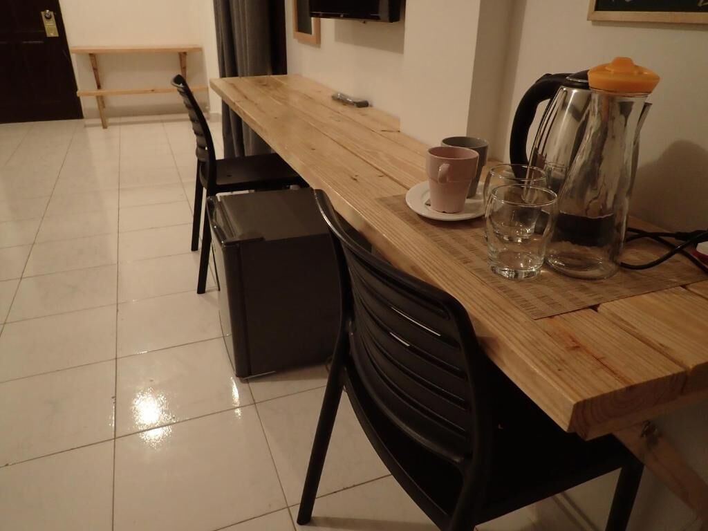 標準雙床房, 部分海景 | 用餐區