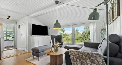 Modern home with creative details and sea views