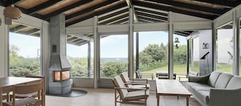 Maison familiale avec vue sur la mer près de la plage de Lynæs