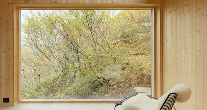 Architect drawn cabin with sea view at Stokkøy