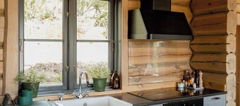 Log house with sauna and fireplace in Bydalen