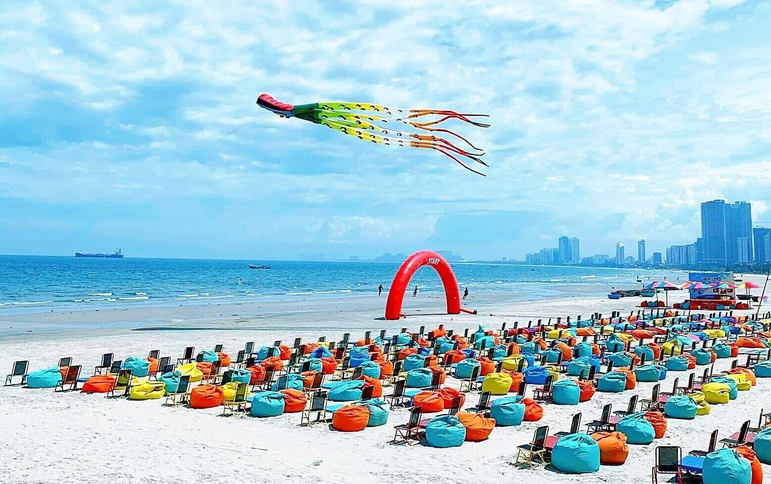 Beach nearby, white sand