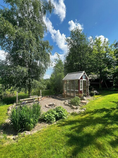 Cultural cottage by Lake Fryken in Värmland