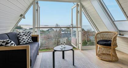 Ferienhaus mit Panoramablick auf das Meer in Røsnæs
