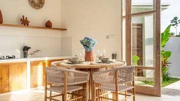 Deluxe Villa, 2 Bedrooms, Private Pool | Outdoor dining