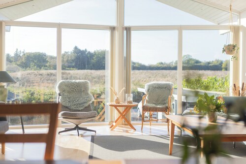 Holiday home with sunset views near Hvidbjerg