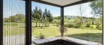 Architectural house with views of Bornholm nature