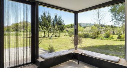 Architectural house with views of Bornholm nature