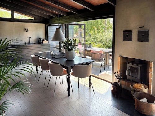 Nordic holiday home with fjord views on Enø