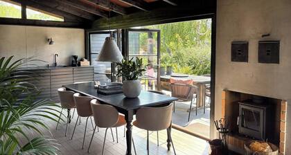 Nordic holiday home with fjord views on Enø