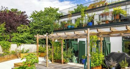 Kreatives Zuhause mit Dachterrasse in Valby