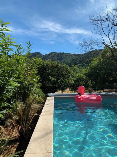 House with swimming pool in Monts d'Ardèche