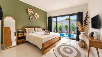 Villa de lujo, 2 habitaciones, piscina privada | Vistas desde la habitación