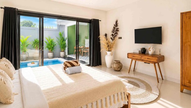 Luxury Villa, 2 Bedrooms, Private Pool | Egyptian cotton sheets, premium bedding, in-room safe, free WiFi - Bella Vita Villa (Kerobokan)