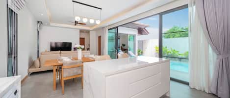 Villa, para no fumadores, alberca privada | Interior