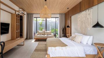 Luxury Villa, 3 Bedrooms, Private Pool | Egyptian cotton sheets, premium bedding, in-room safe