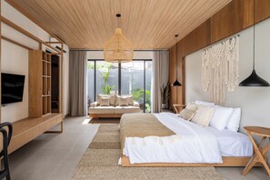 Vila Mewah, 3 kamar tidur, kolam renang pribadi | Seprai katun Mesir, seprai premium, brankas, dan didekorasi berbeda-beda