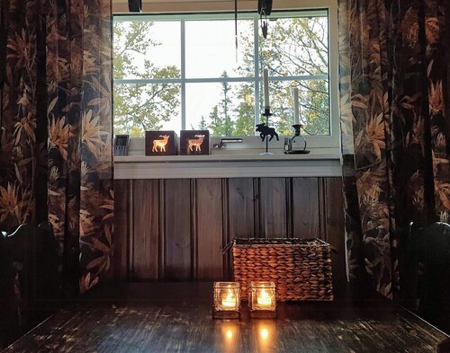 Family cabin with firepit at Søndre Fjellstølen