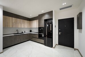 Apartment, City View | Private kitchen - Hayasa Apartments (Yerevan)