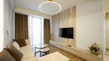 Apartment, Balcony, Courtyard View | Living area